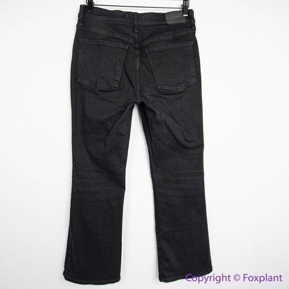 NEW Madewell‎ Kick Out Crop Jeans in Black Rinse Wash, 29 - Picture 7 of 14